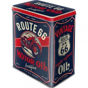Коробка для хранения Nostalgic-Art Route 66 Motor Oil L (30150)